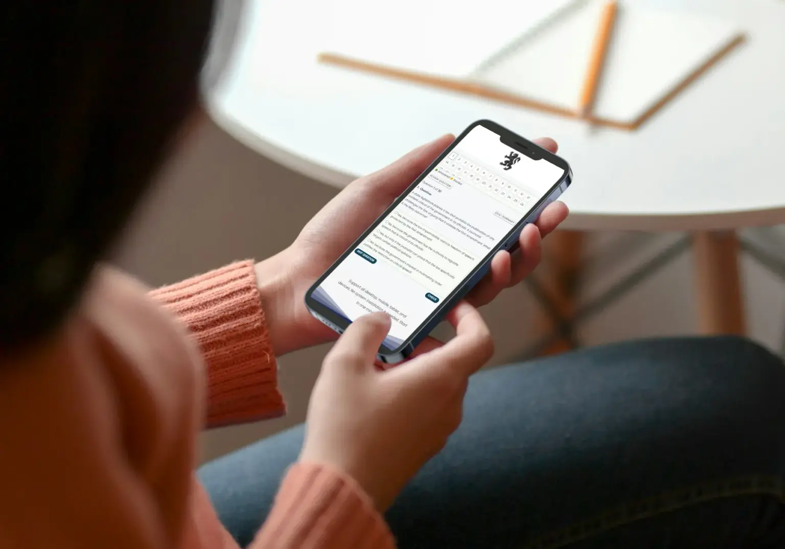 Rail Exam mobile study preview